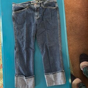 Vintage jeans. OLD NAVY Cuffed capri jeans